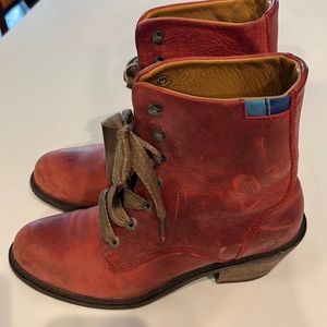 John Fluevog red boots